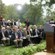 Bush muses candidly about his new idea with the White House press corps.